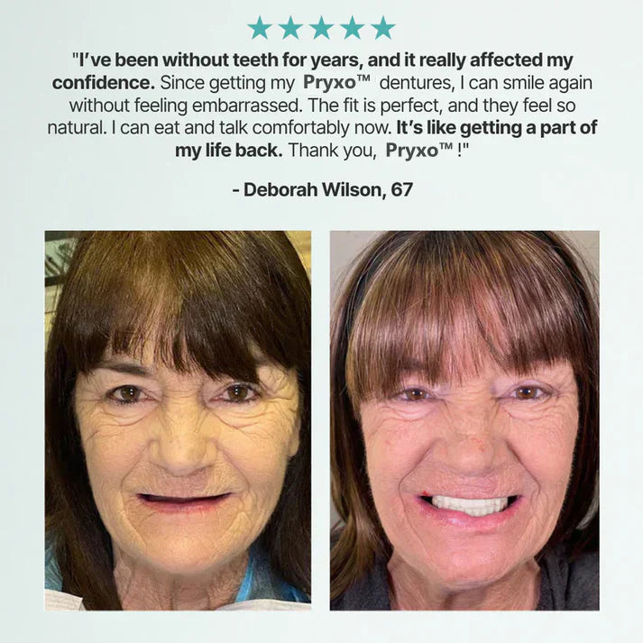 🌎Ends Today: 70% OFF! ⏰ Custom-Fit Full Functional Dentures Make you more confident
