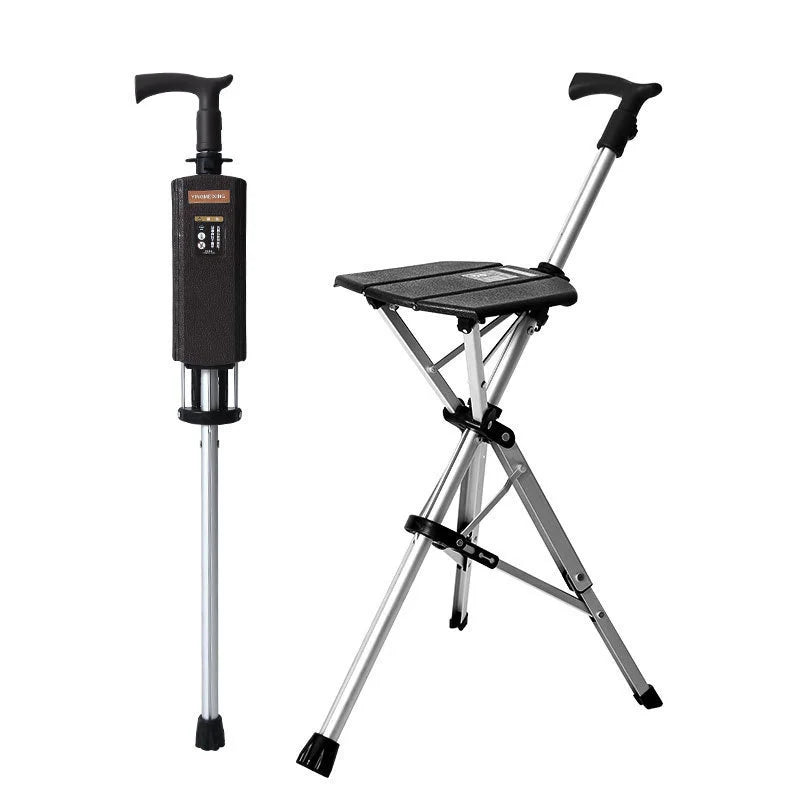 🔥Two-in-one Automatic Cane Chair