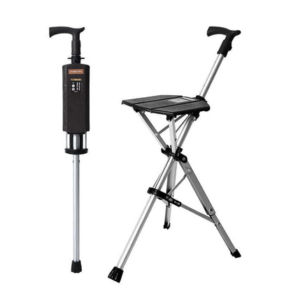 🔥Two-in-one Automatic Cane Chair