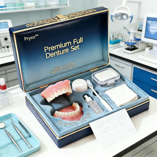🌎Ends Today: 70% OFF! ⏰ Custom-Fit Full Functional Dentures Make you more confident